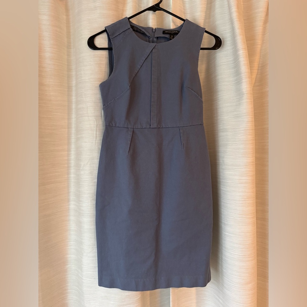 Banana Republic Sleeveless Periwinkle Mini Dress